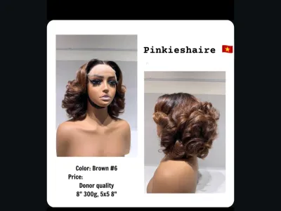 Chocolate cake wig
